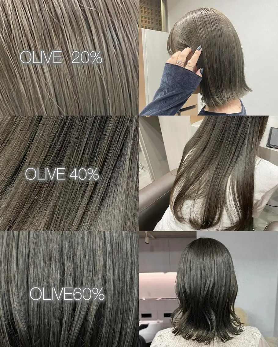 セミロング カラー カット ヘアカラー トリートメント 表参道🌿赤み消し カラー/チナツのヘアスタイル