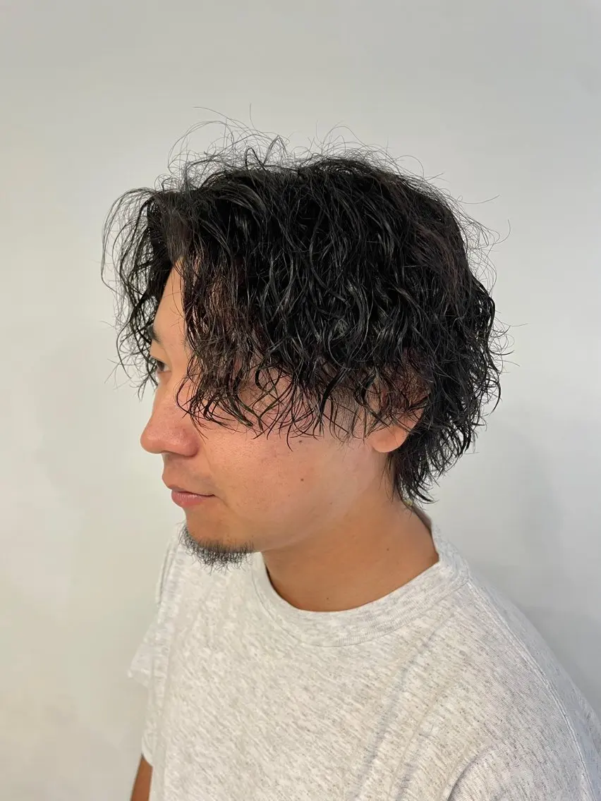メンズ 三田 真穂のヘアスタイル