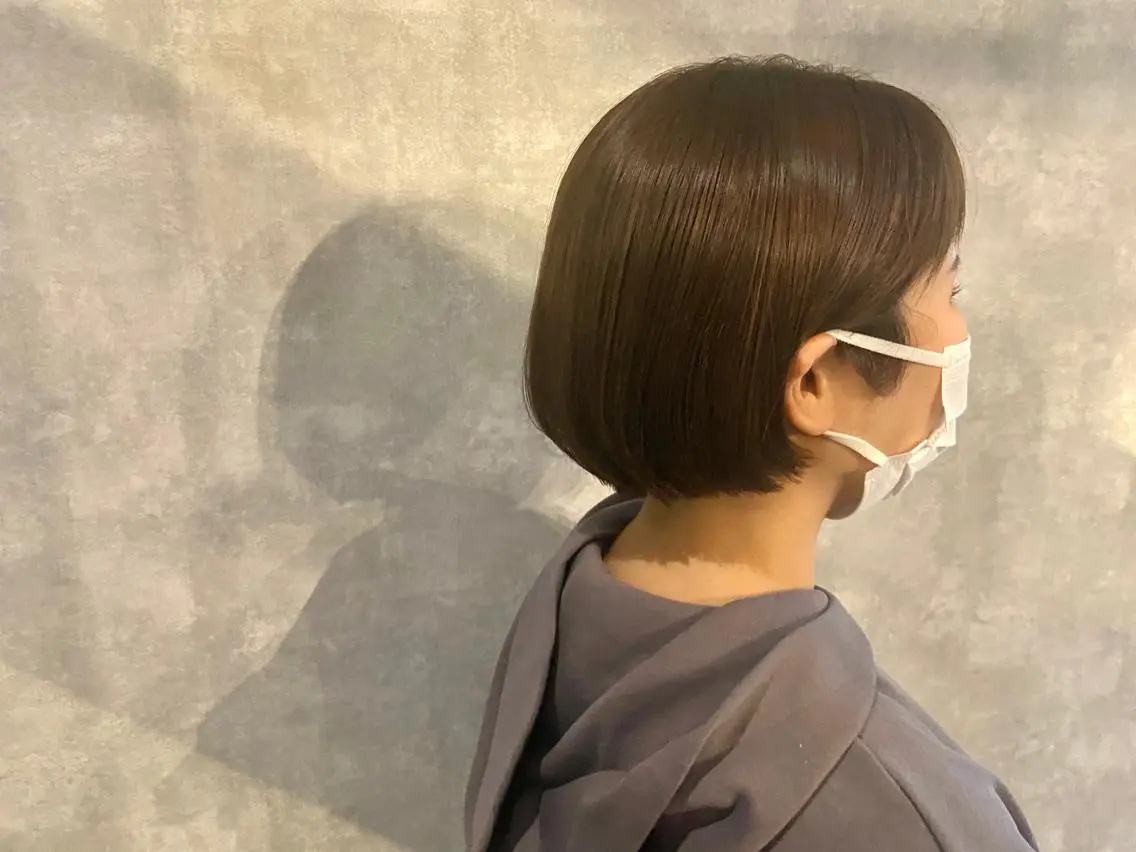 ショート アッシュ ボブ Dali 【ダリー】 菊水店のヘアスタイル