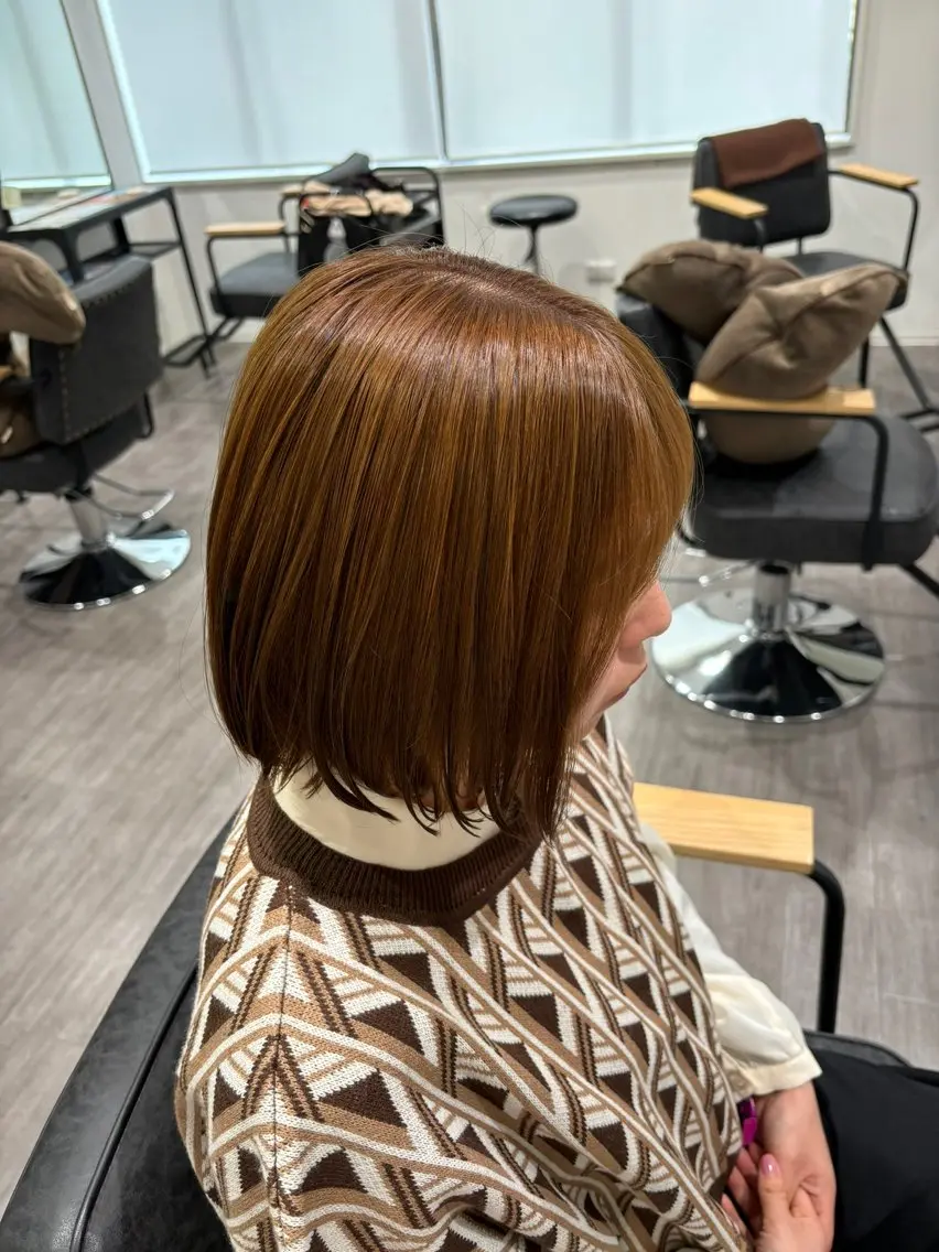 カラー ブラウンカラー ナチュラルブラウン cocotte宜喜 弘希のヘアスタイル
