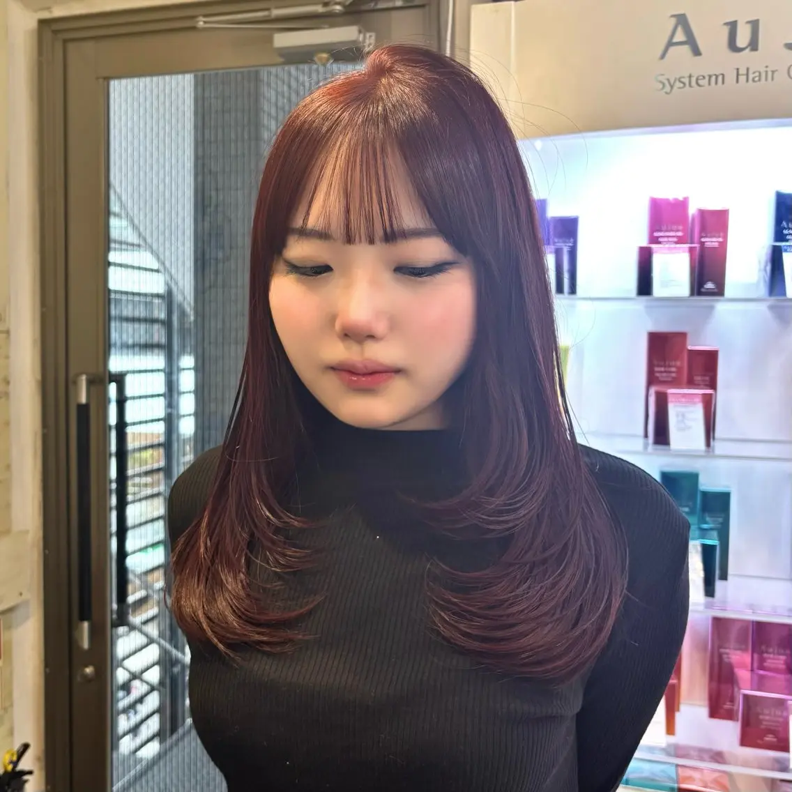 【天使の輪👼🏻🪽】ワンカラー➕選べるAujuaトリートメントの写真