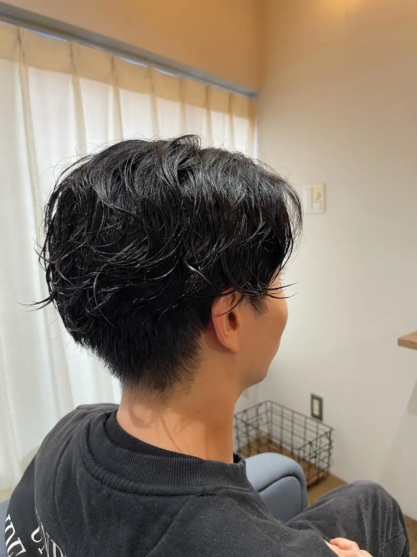 パーマ メンズ メンズパーマ ニュアンスパーマ 林 亮太のヘアスタイル