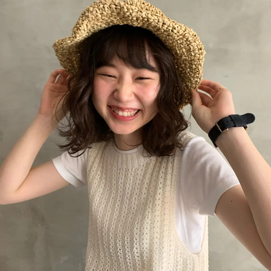 ミディアム カット パーマ トリートメント アンニュイヘア🪽 ayumiのヘアスタイル