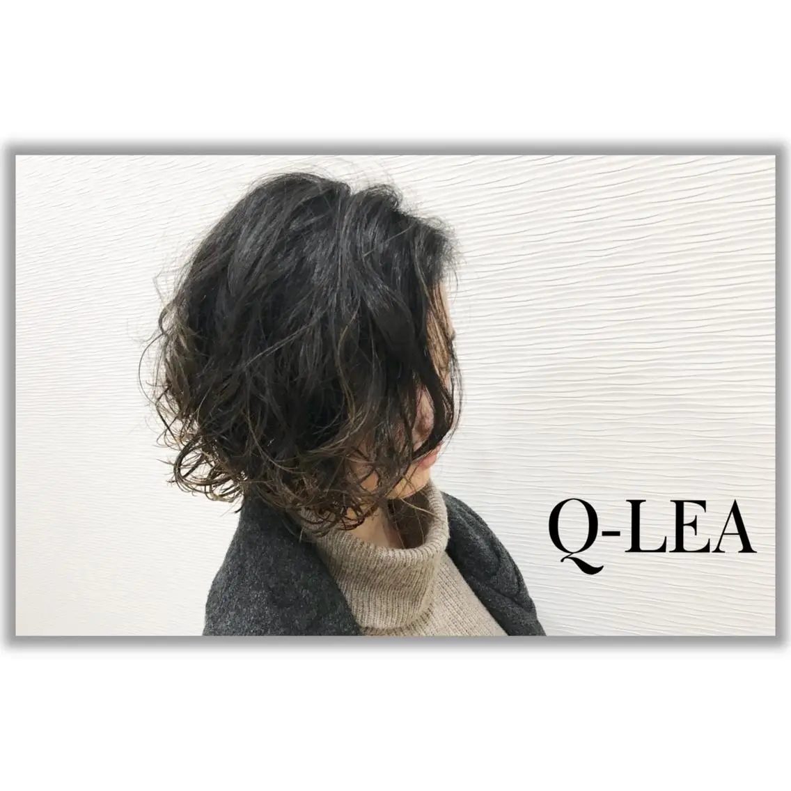 ミディアム パーマ ミディアムパーマ ボブ Q-LEA 四条大宮 クリアのマツエク・マツパデザイン