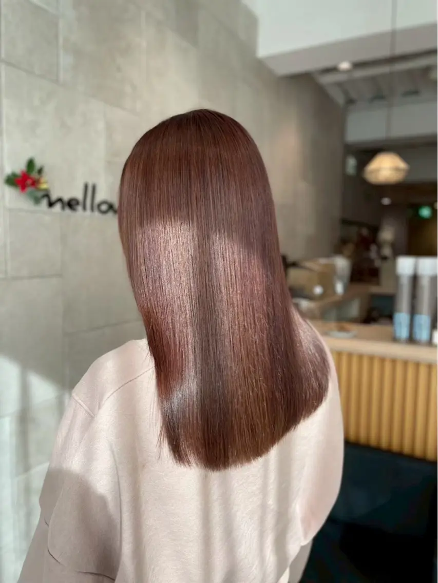 セミロング カラー ヘアカラー トリートメント 伊勢原美容室/透明感 カラー/モデル様募集のヘアスタイル
