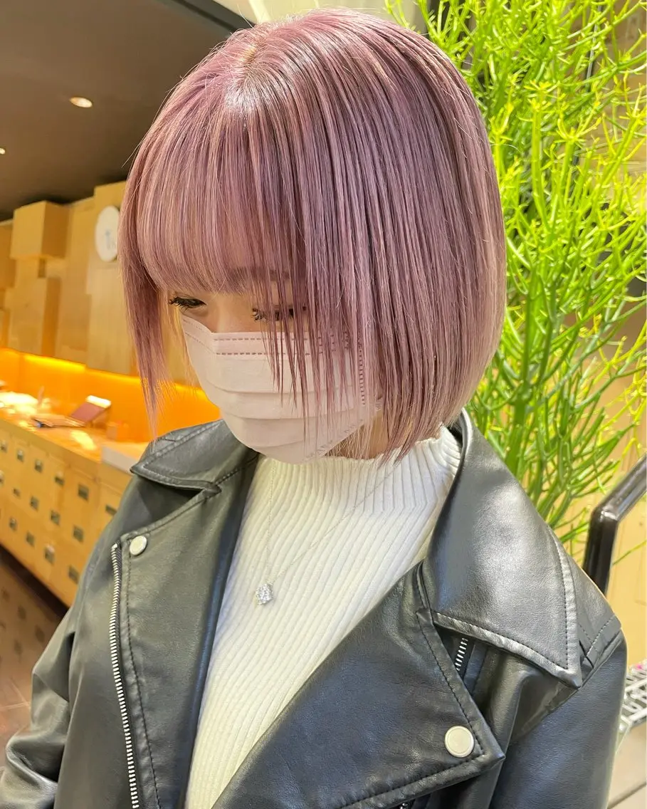 ショート カラー コトミ【メンズ】 【曲がる縮毛矯正】のヘアスタイル