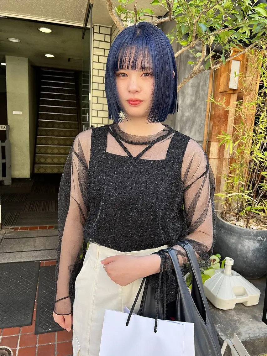 カラー sora💭 /透明感カラー🫧のヘアスタイル