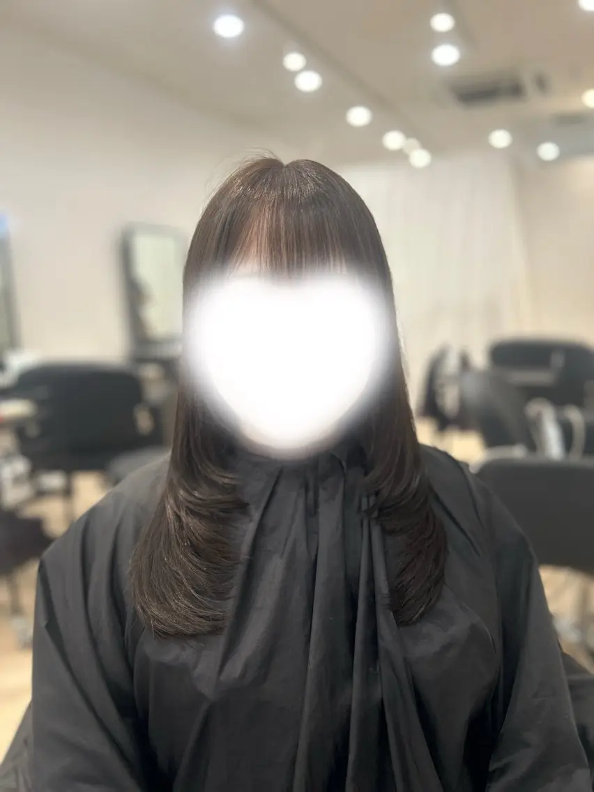 ロング カット ヘアカラー Marin🫐/ 名駅/レイヤーカットのヘアスタイル