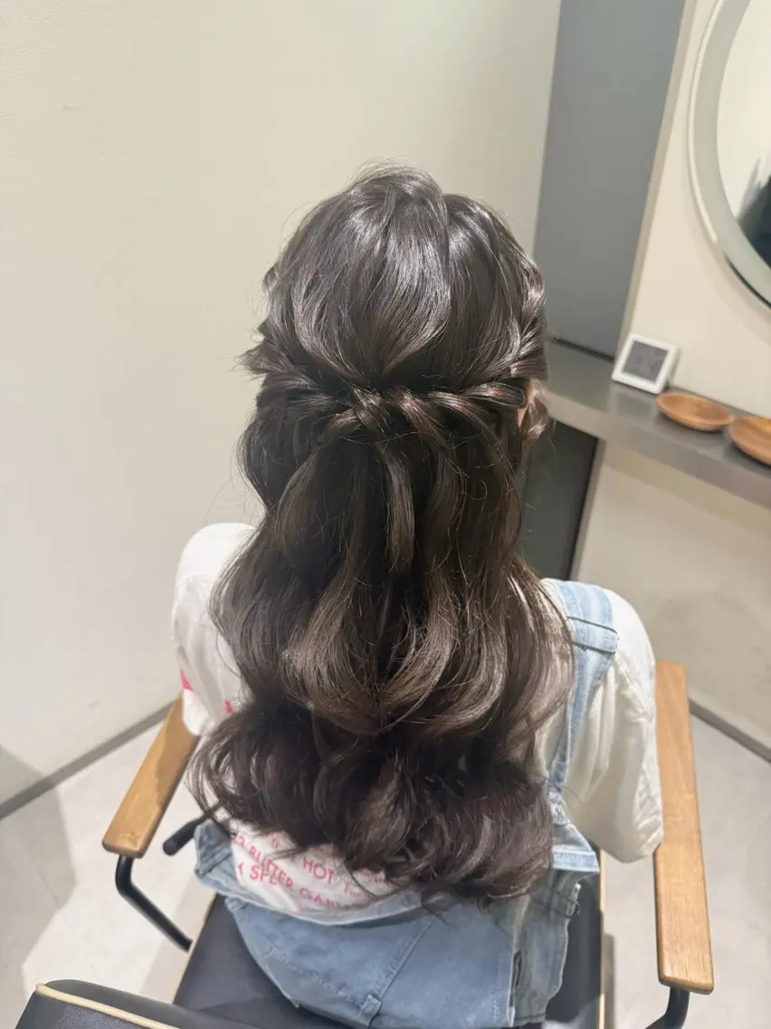 ヘアアレンジ ヘアセット 推し活・参列ヘア🎀 札幌ヘアセット専門のヘアスタイル