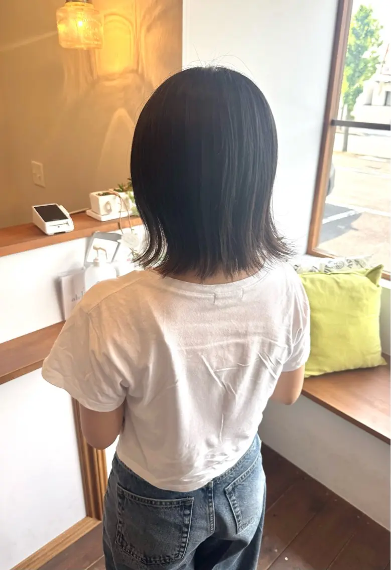 ミディアム ショートボブ ボブ 中島 さなえのヘアスタイル