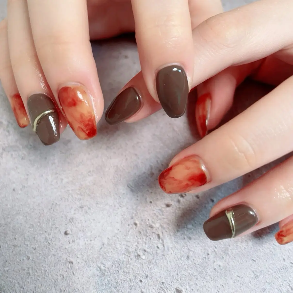 ネイル ハンドネイル 🤎Yun nail salon🤎のネイルデザイン