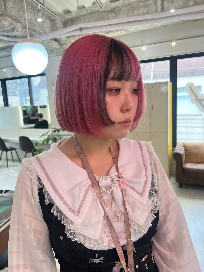 ショート 💥ウルフカット デザインあんな💥のヘアスタイル