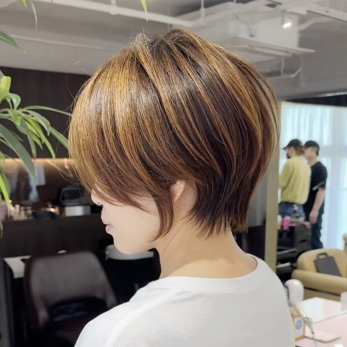 ショート ショートボブ ボブ くびれヘア ショートヘア 絶壁補正くびれ ショート✂️ 井川のヘアスタイル