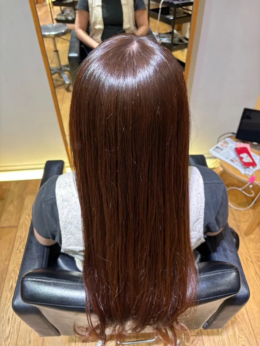 カラー 【透明感カラー🪞】 高田愛斗のヘアスタイル