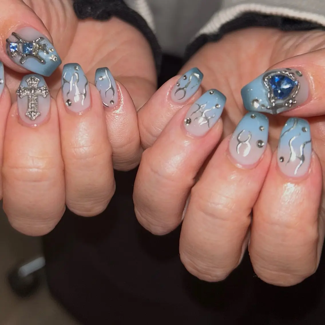 ネイル キラキラネイル ハンドネイル 新宿🐋Balena nail/JURIのネイルデザイン