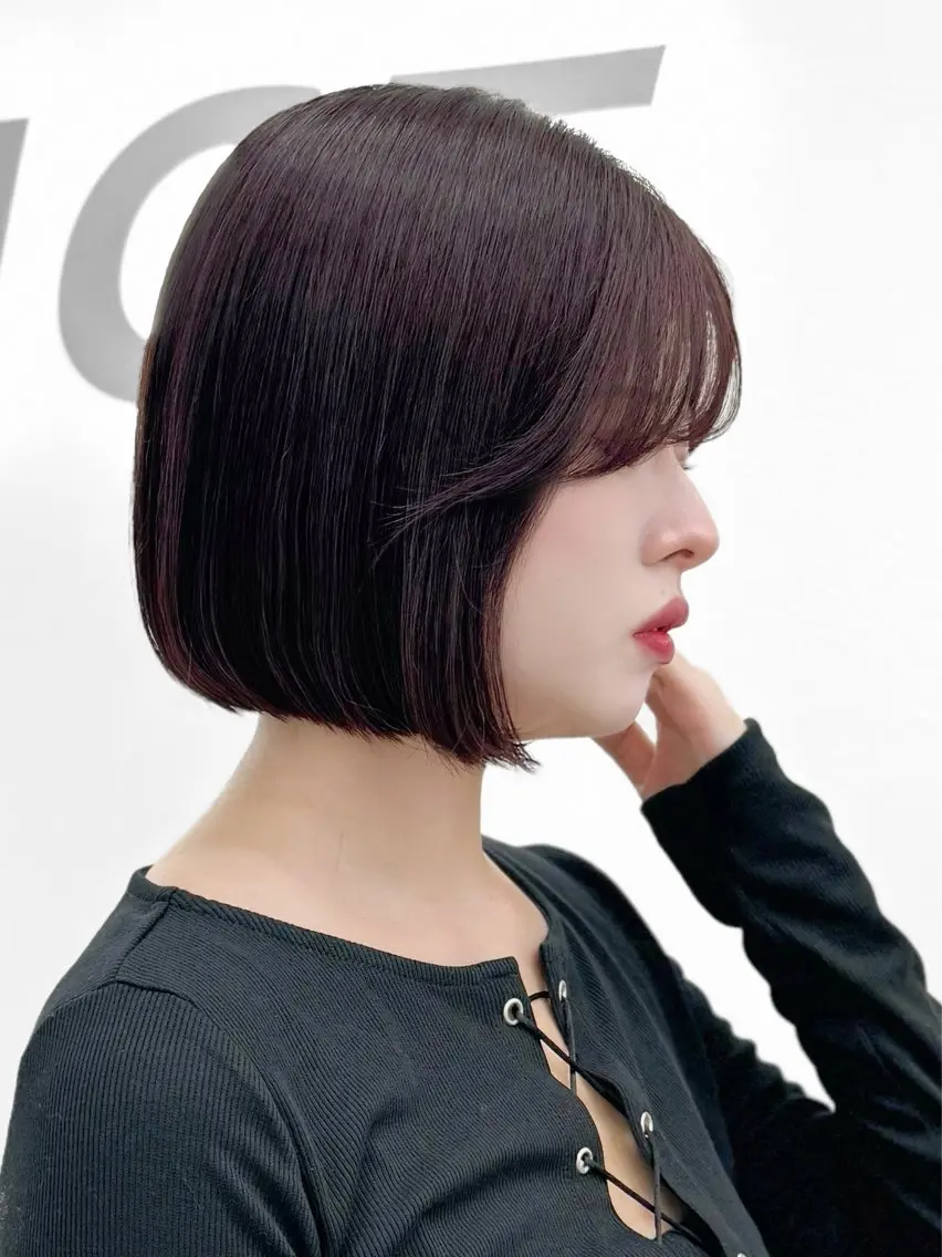 ショート カラー ヘアアレンジ カット ヘアカラー トリートメント ヘッドスパ ヘアセット 縮毛矯正🤍 盛れるボブ/ひかりのヘアスタイル