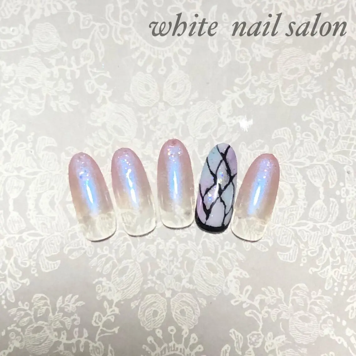 ネイル アートネイル フットネイル フレンチネイル ジェルネイル ハードジェル ハンドネイル white nail salonのネイルデザイン