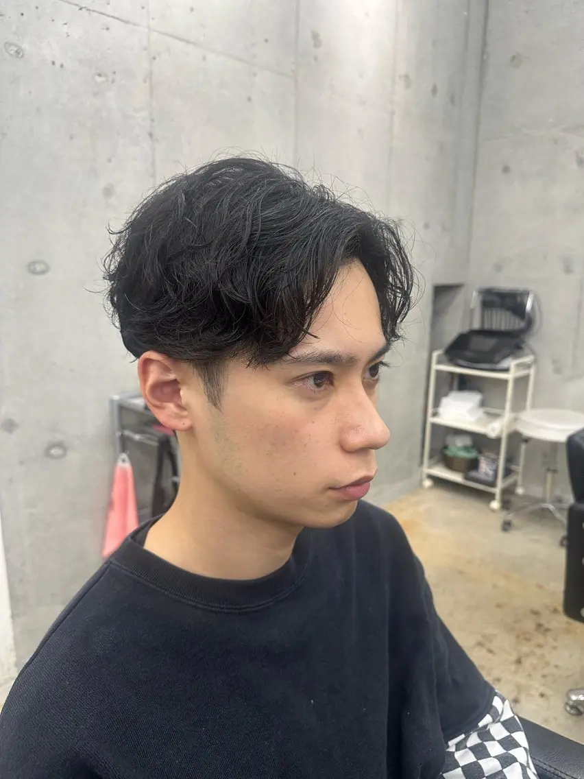 💚メンズカット+パーマ👦🏻💚の写真