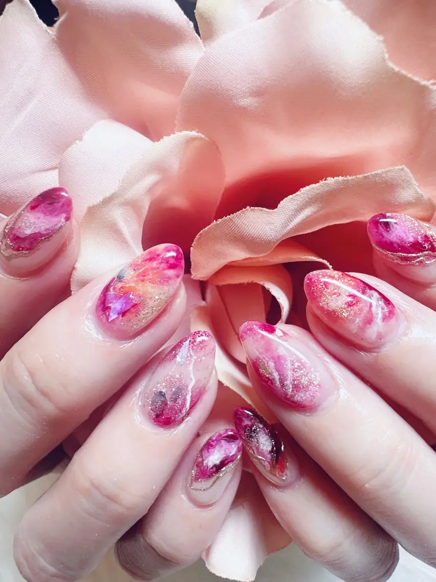 ネイル 持ち込み fleur nailのネイルデザイン