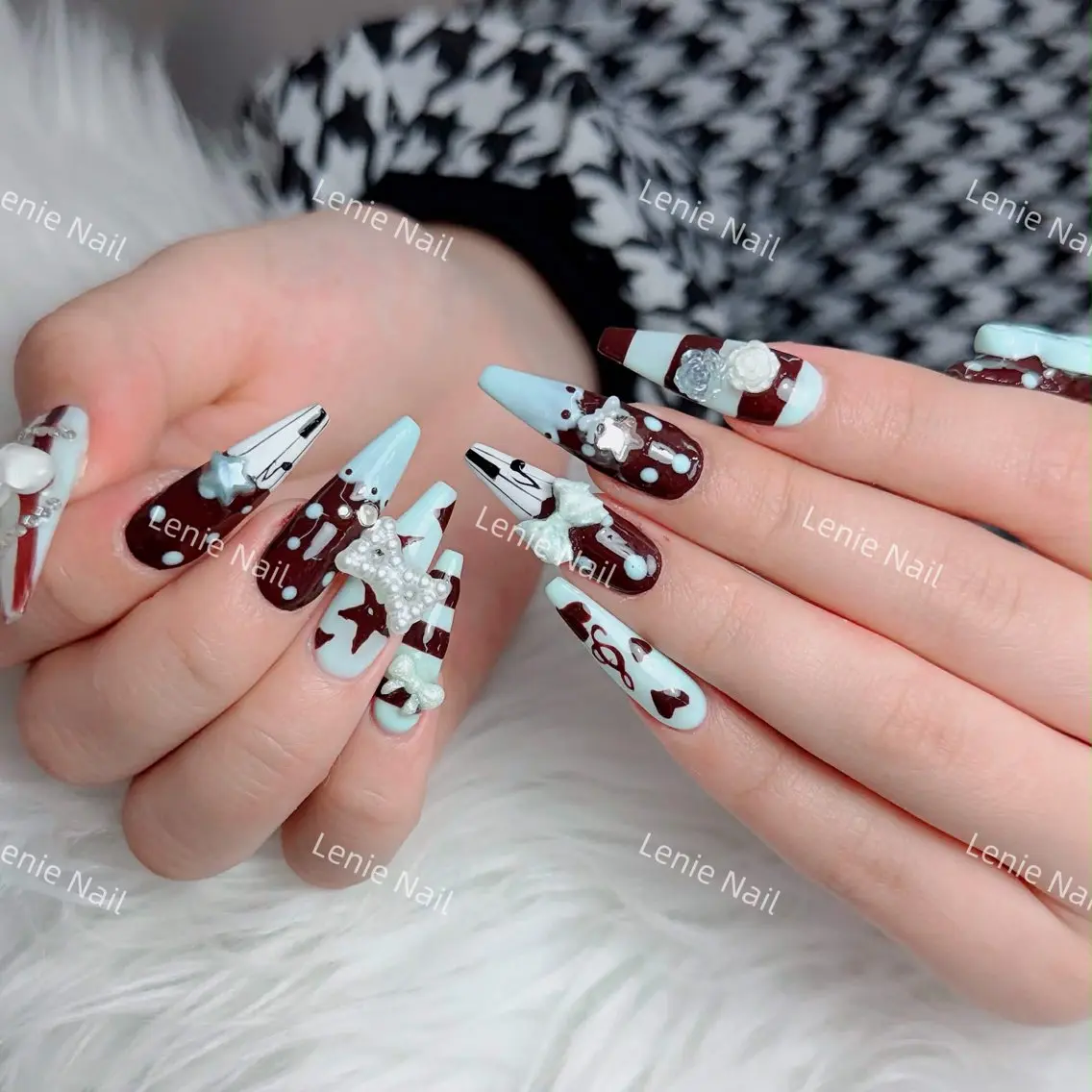 ネイル アートネイル 持ち込み ワンホンネイル ハンドネイル Lenie Nail Salonのネイルデザイン
