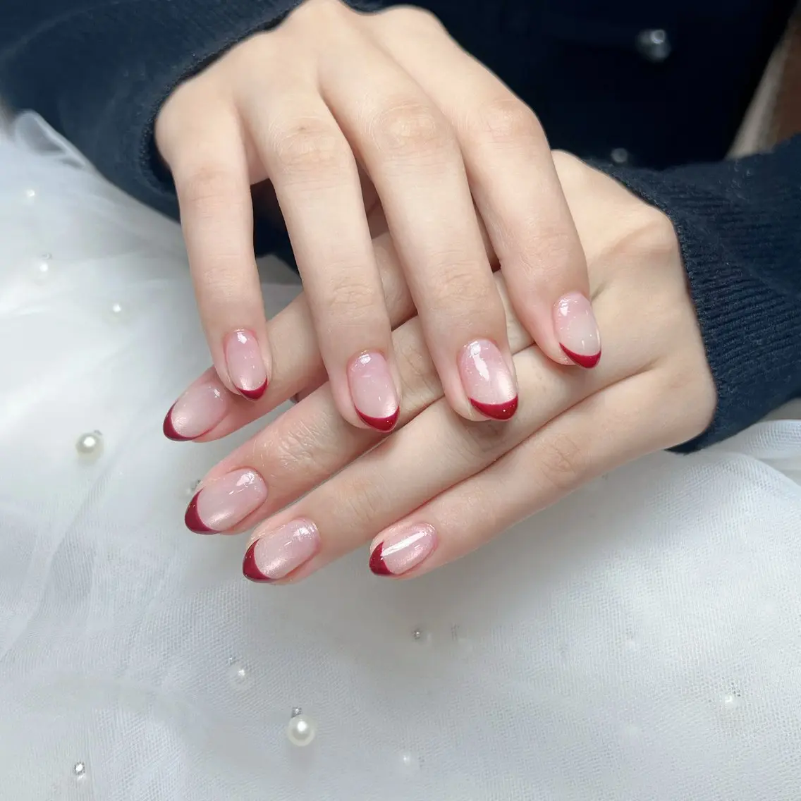ネイル フレンチネイル マグネットネイル kawaii nailのネイルデザイン