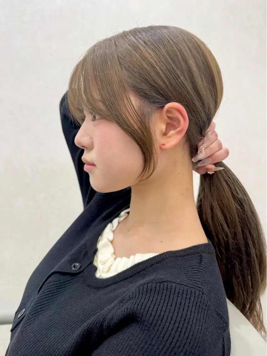 セミロング カラー カット 髪質改善/札幌/大通 店長 ヨシカワアツシのヘアスタイル