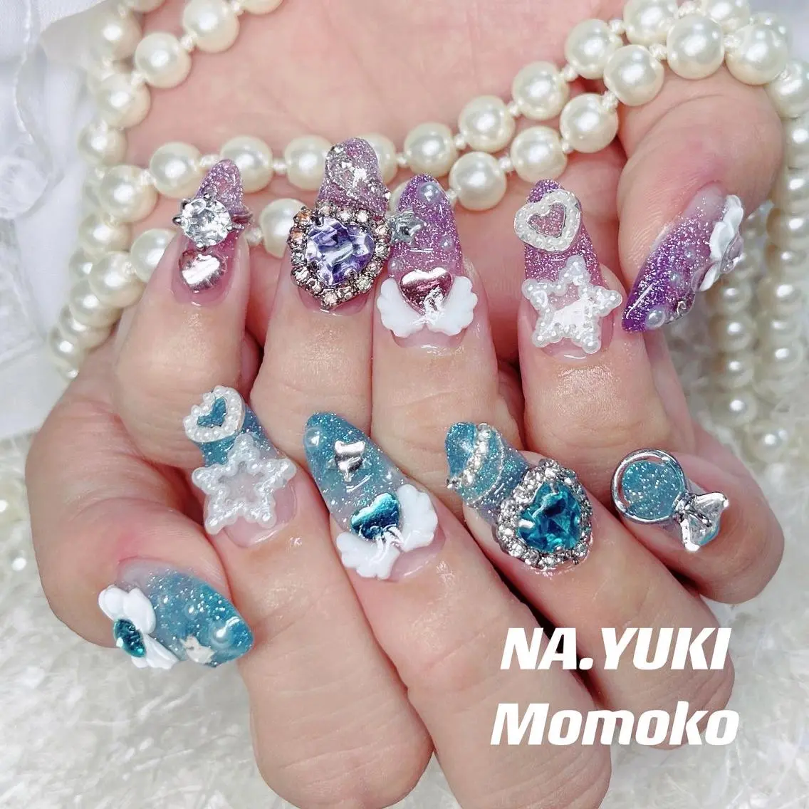ネイル ハンドネイル 🎀 moo~ 🎀のネイルデザイン