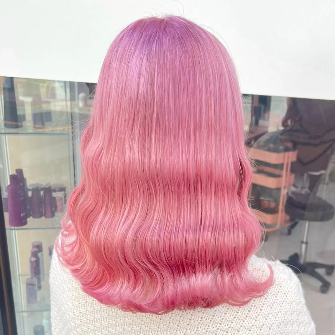 セミロング カラー ヘアアレンジ メンズ 🥀韓国アイドルヘア haru🥀のヘアスタイル