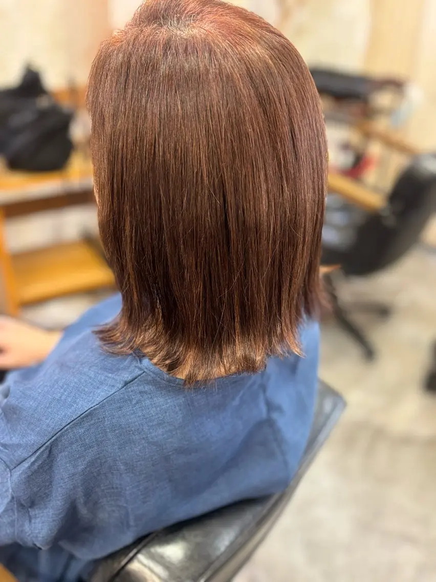 ミディアム 生澤 千尋のヘアスタイル