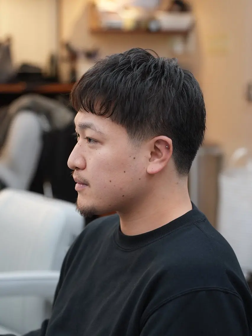 パーマ メンズ フェードカット メンズパーマ カット パーマ メンズ特化🔥 颯太のヘアスタイル