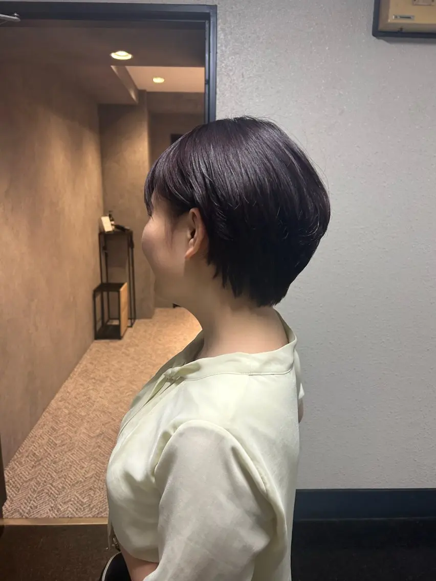 ショート カラー 安福 椎南のヘアスタイル