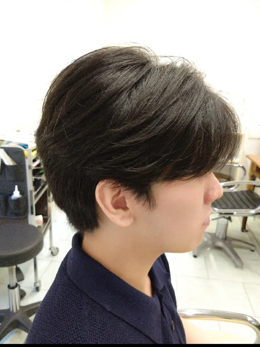 ショート メンズ パーマ メンズパーマ ニュアンスパーマ カット パーマ 袋町【シナリオ】 Scenarioのヘアスタイル