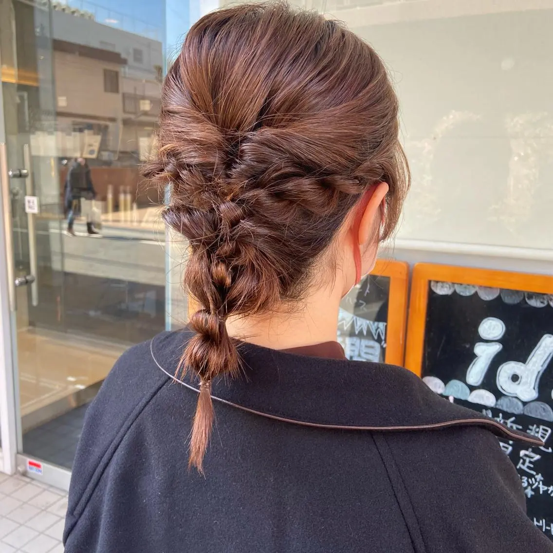 ミディアム ヘアアレンジ ヘアセット ボブカット/アレンジ /さきのヘアスタイル