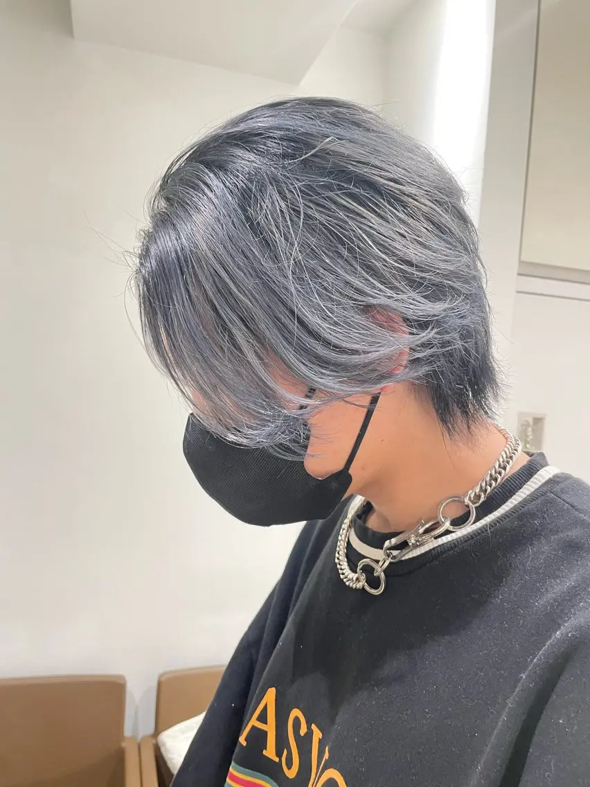 ショート カラー メンズ ヘアカラー 【大人ショート/ボブ モデル募集】　Seiのヘアスタイル