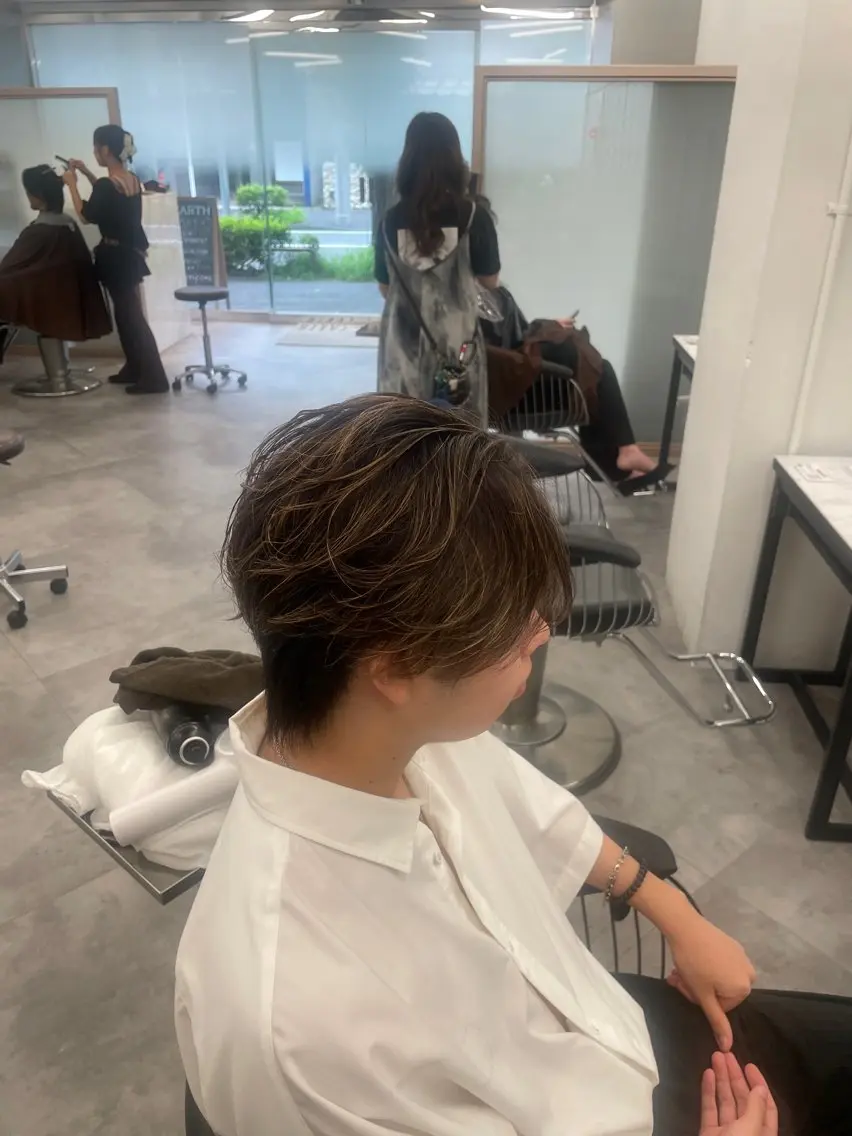 カラー パーマ メンズ カット ヘアカラー パーマ トリートメント ヘアセット メンズパーマ🍏/ メンズヘア/山本涼太のヘアスタイル