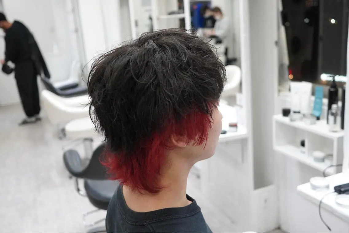 カラー メンズ カット ヘアカラー 町田No.1パーマ 特化✂︎小杉澪生のヘアスタイル