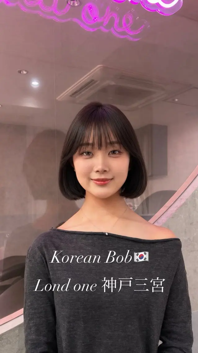 ショート ボブ タンバルモリ 低ダメージカラー Yoshidaのヘアスタイル
