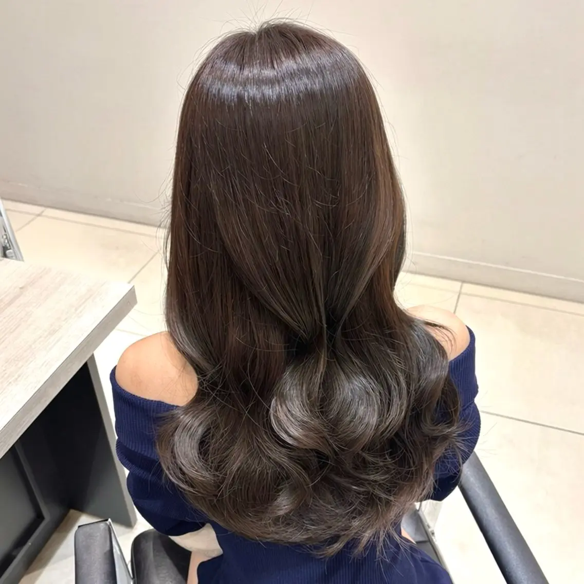 カラー グレージュ オレンジ ヘアカラー Risa / Euphoriaのヘアスタイル