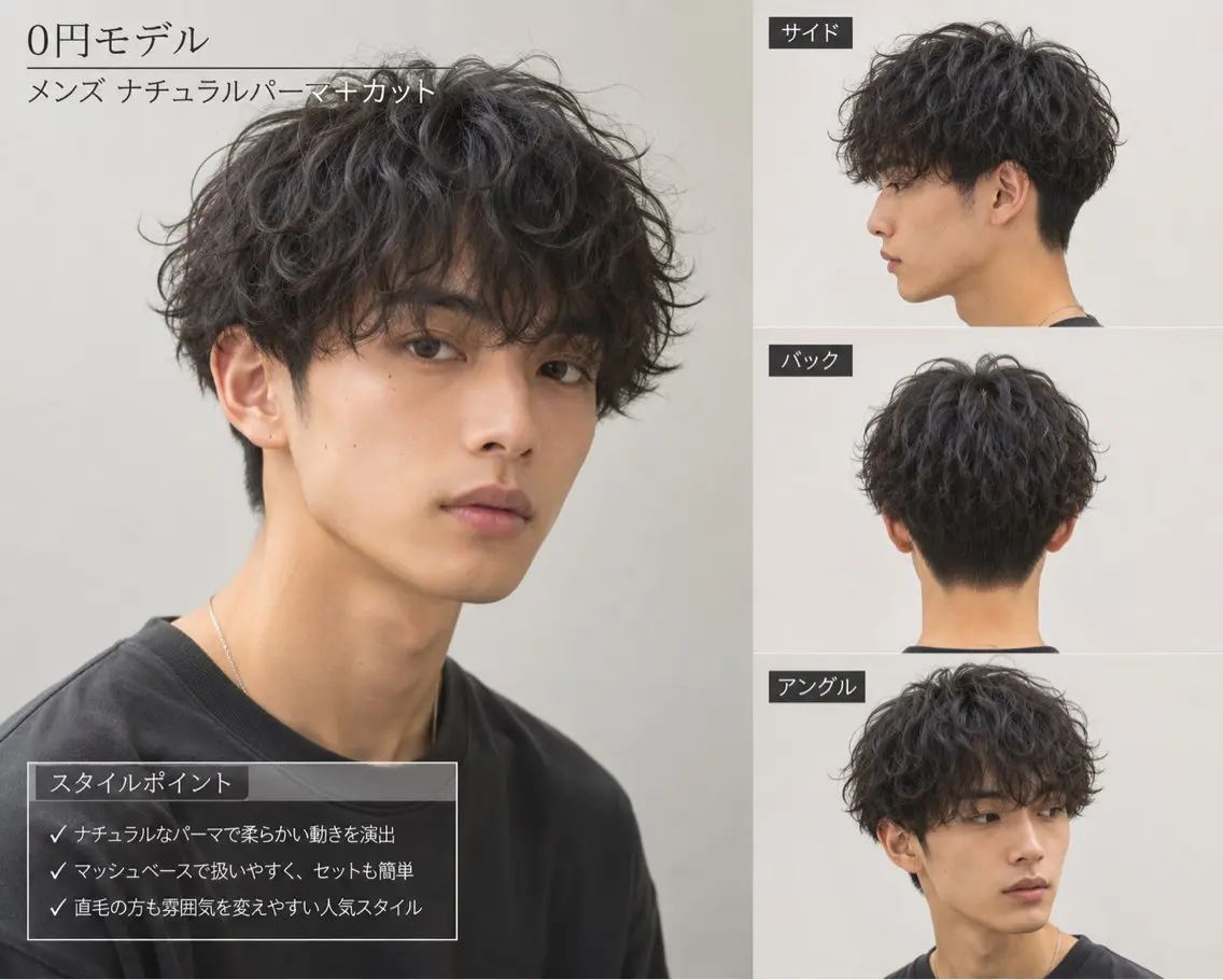 パーマ 平間 香月のヘアスタイル