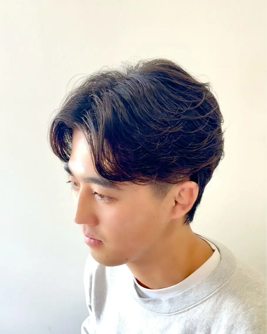 パーマ メンズ フェザーパーマ メンズパーマ カット パーマ ☆★メンズ特化★☆ 川地由麿のヘアスタイル