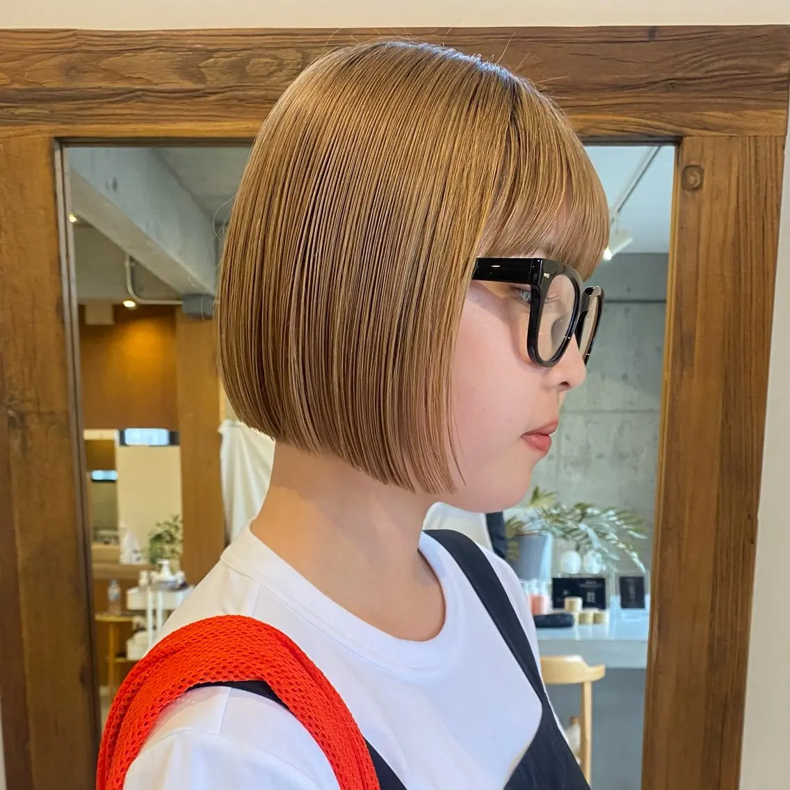 ミディアム ボブ ショートカット kyokaのヘアスタイル