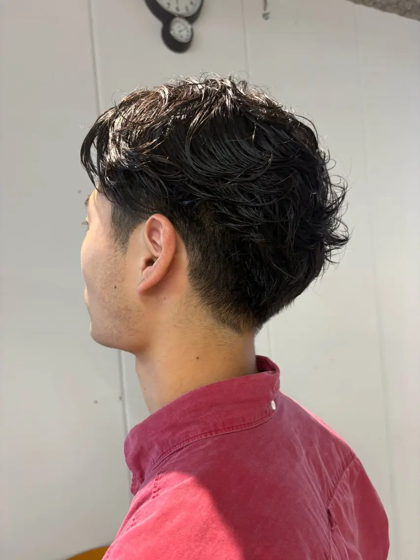 ショート メンズ there_ Issaのヘアスタイル