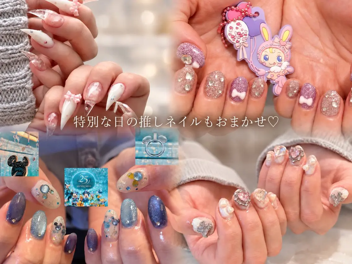 セミロング ハンドネイル SORENA ソレナネイルサロンのネイルデザイン