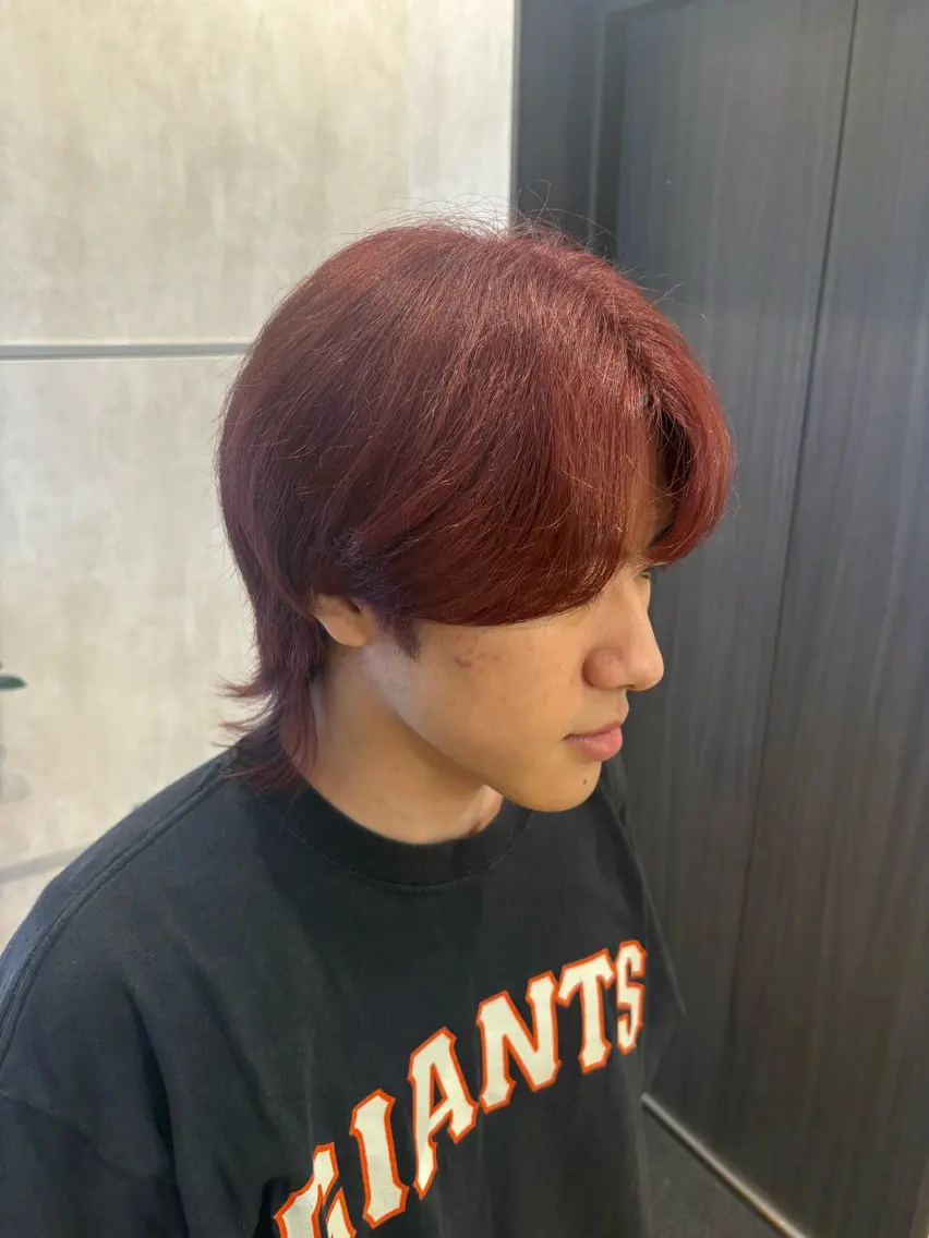 ショート カラー メンズ ヘアカラー tokute 片岡心🐥のヘアスタイル