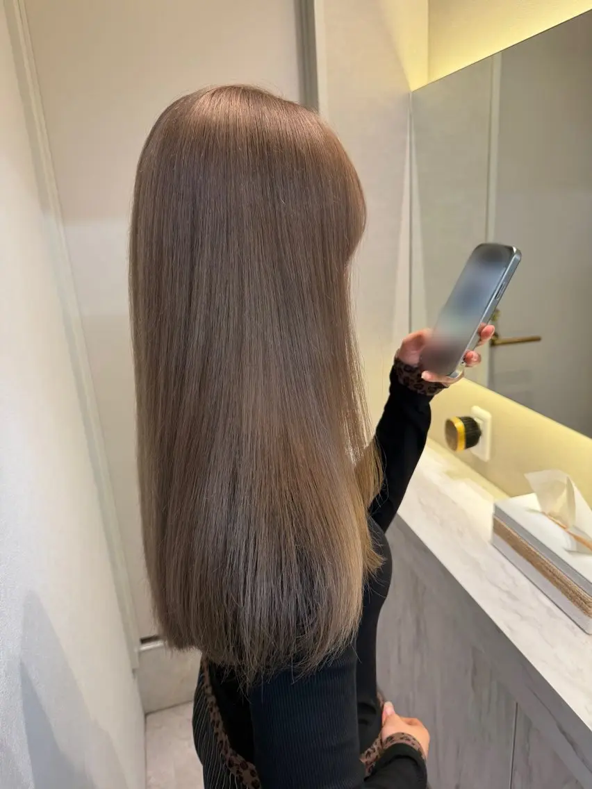 ロング ヘアカラー ai ｜ 似合わせhair♡のヘアスタイル