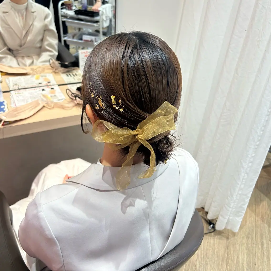 ミディアム ヘアセット 砂野 真璃奈のヘアスタイル