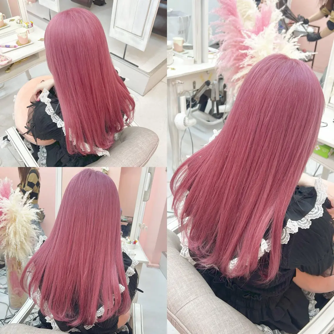 セミロング カラー ラベンダーカラー ピンクカラー ⭐️ AYARI⭐️のヘアスタイル