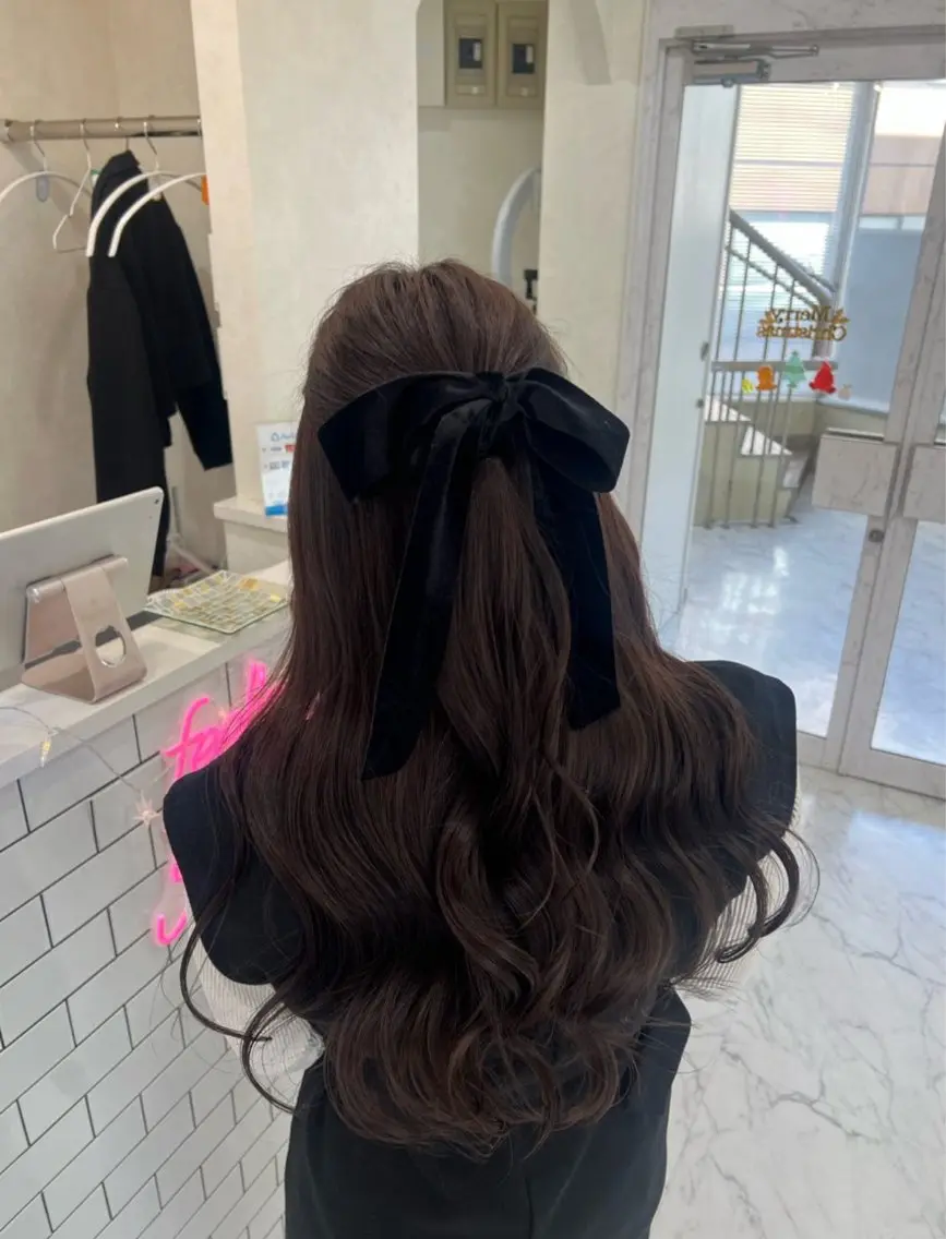ロング カラー ブラウンカラー ショコラブラウン カラーモデル募集💖 RIRIKA🩷🧸のヘアスタイル