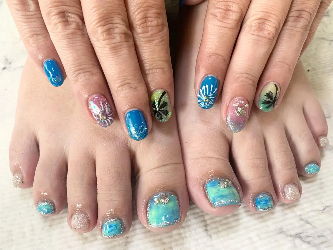 ネイル アートネイル フットネイル Mimi Nailのネイルデザイン