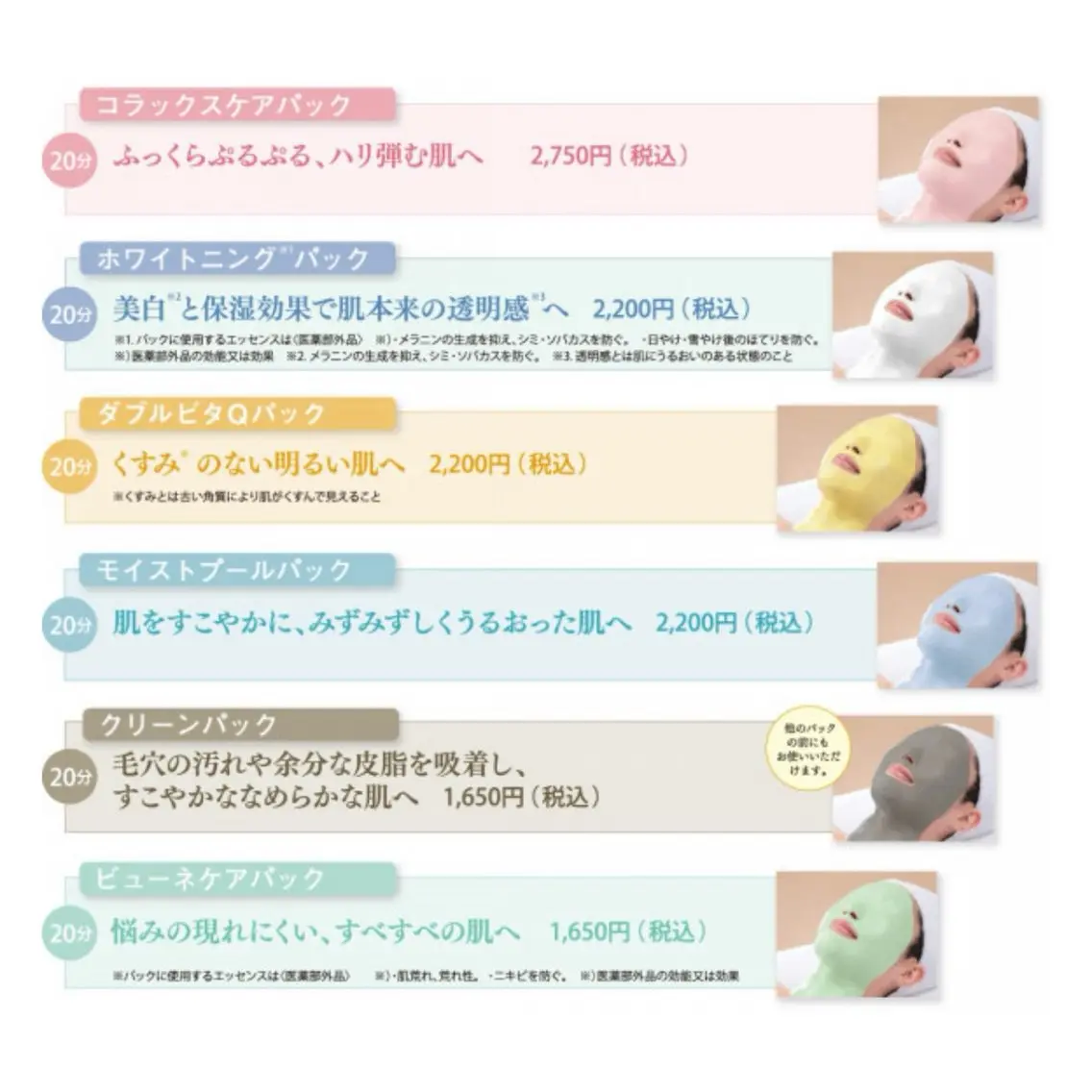 肌荒れ、ニキビ荒れ回復コースの写真